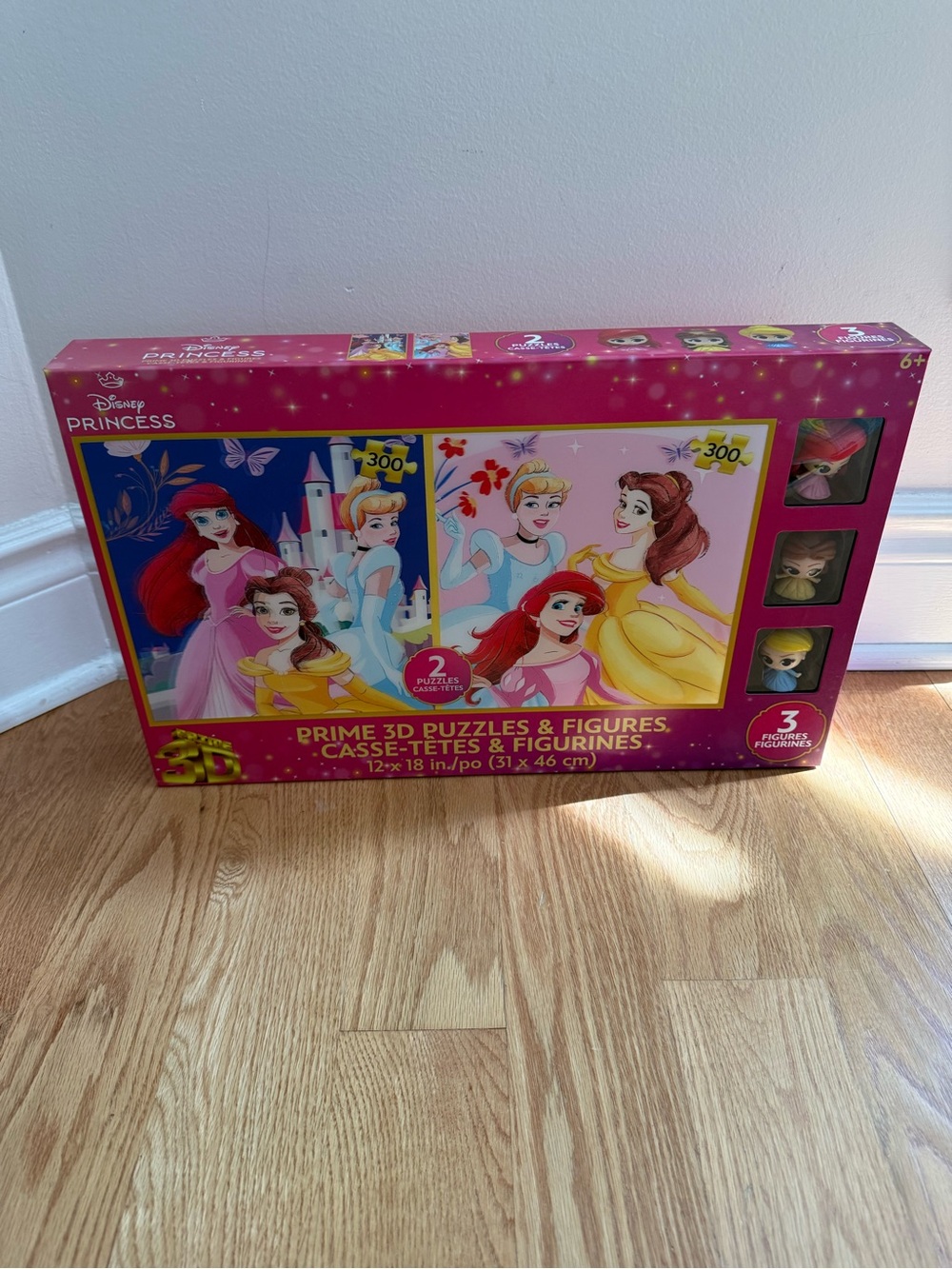 Nwt Disney Princess, Prime, 3D, Puzzles & 3 Disney Princess, Figures,